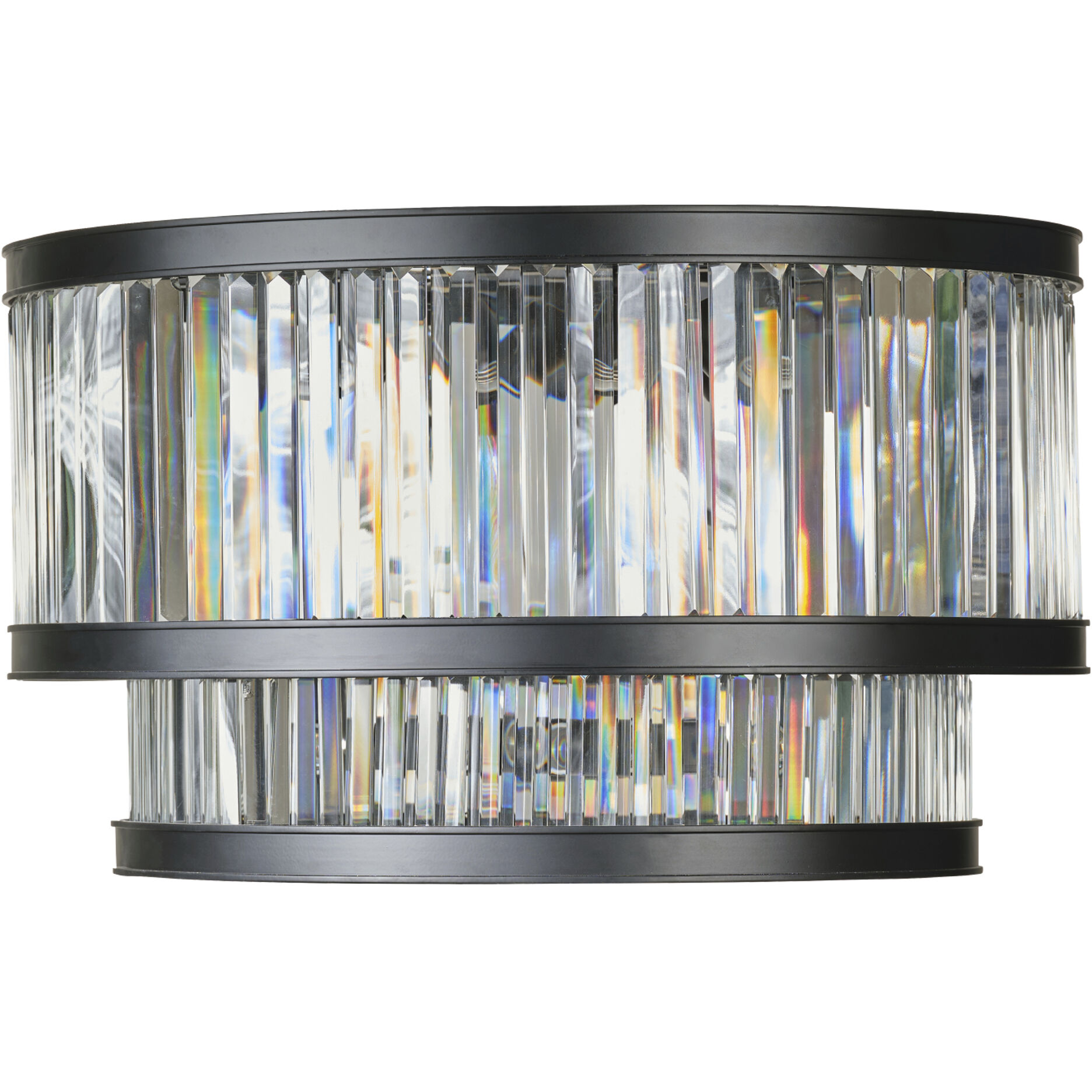 Double Take 2 Light 10.25 inch Heritage Black Wall Sconce Wall Light