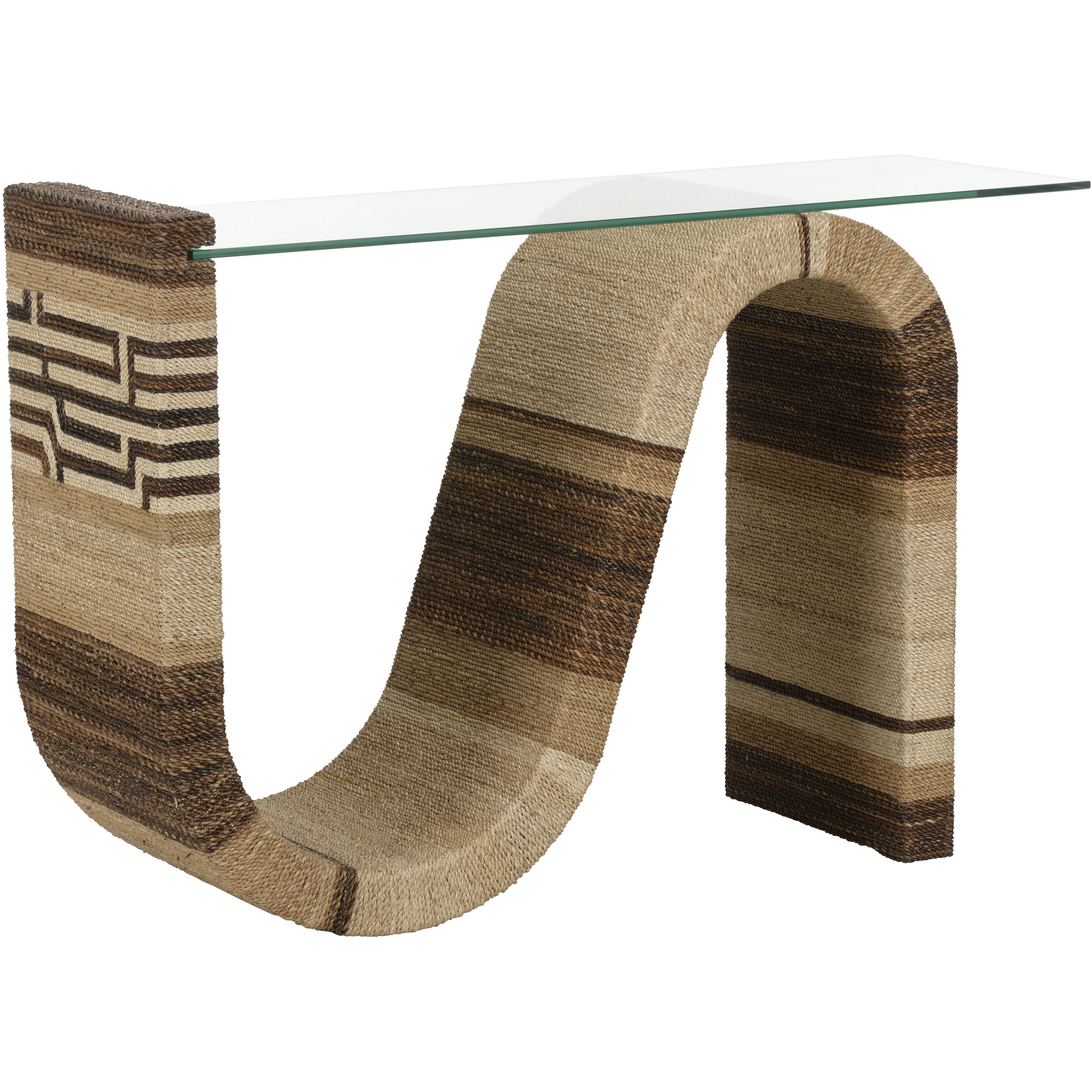 Calusa Curve 45.75 inch Brown Console Table