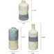 Sedona 15.25 X 6.25 inch Vessels, Set of 3
