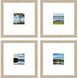 On the Water Blue and Green Framed Art