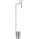 Kelly Wearstler Melange 52 inch 6.00 watt Polished Nickel Floating Disc Floor Lamp Portable Light