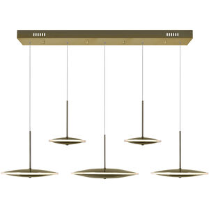 Ovni 43 inch Brass Island/Pool Table Ceiling Light