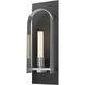 Triomphe 1 Light 5.3 inch Ink and Sterling ADA Sconce Wall Light