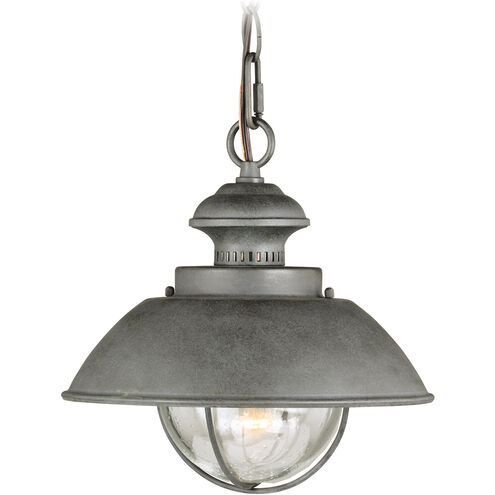 Harwich LED 10 inch Textured Gray Outdoor Pendant