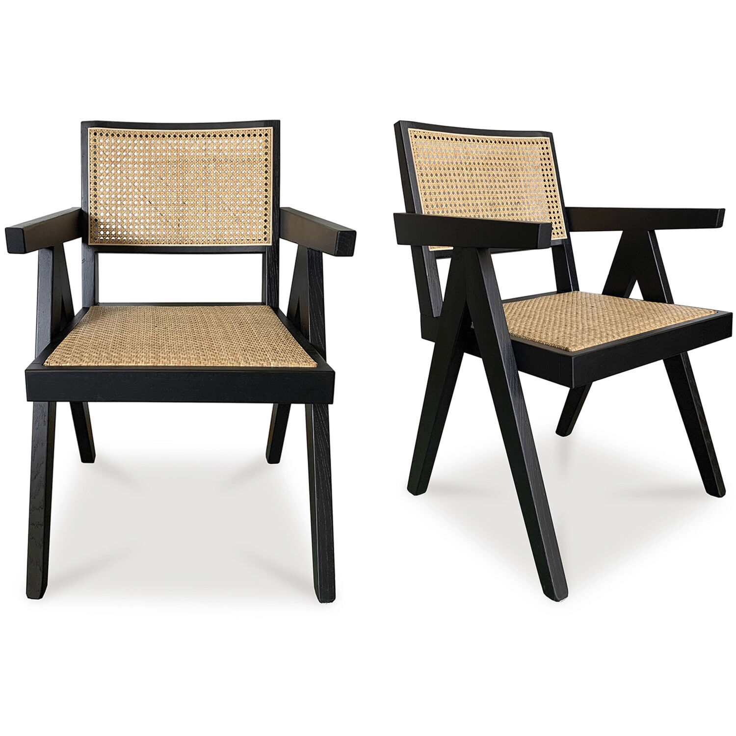 Takashi Black Chair, Set of 2