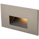 Tyler 120 3.80 watt Brushed Nickel Step and Wall Lighting in White, WAC Lighting