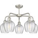 Norfolk 5 Light 23.75 inch Satin Nickel Chandelier Ceiling Light in Clear