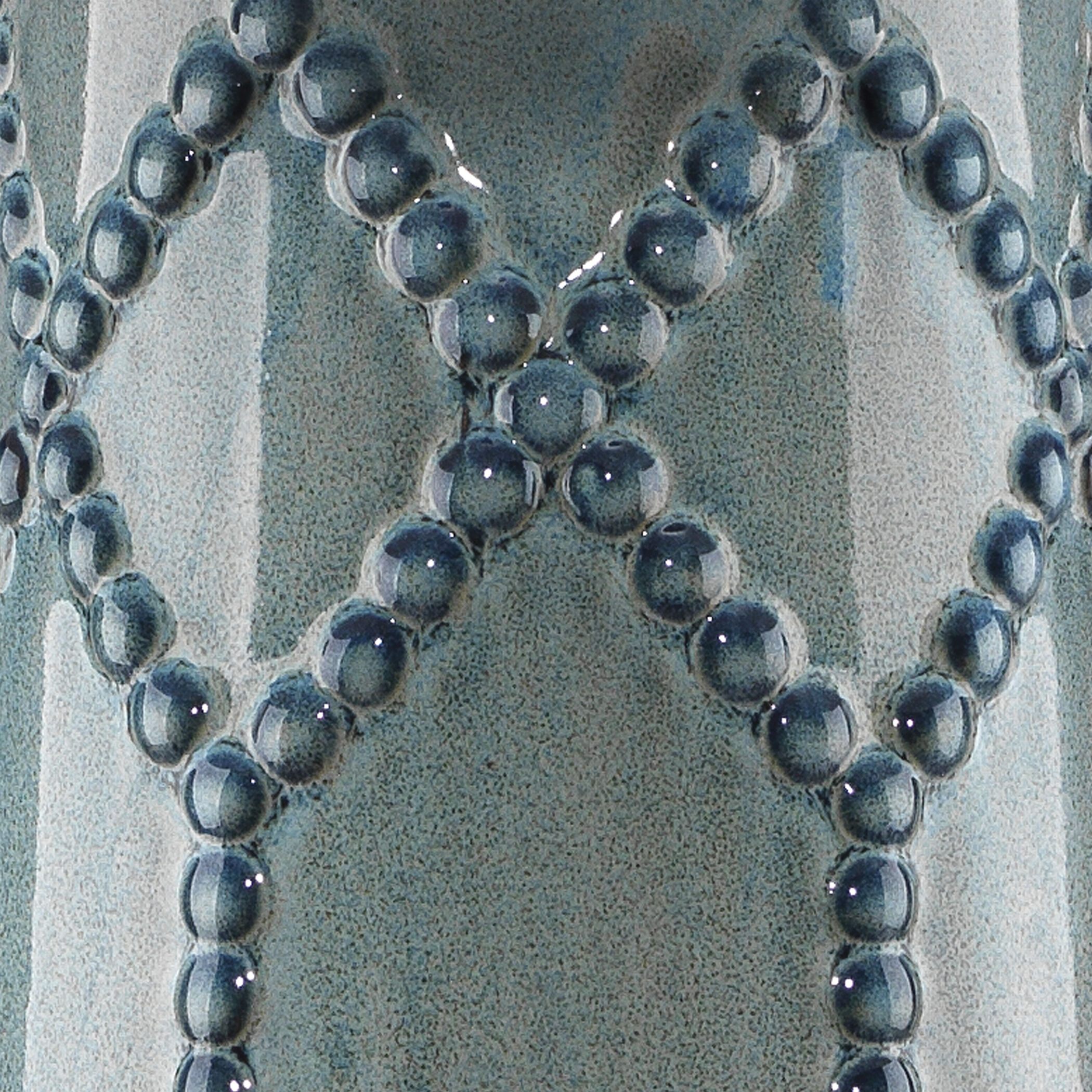 Hobnail 34.5 inch 150.00 watt Teal Table Lamp Portable Light