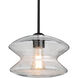 Zen 1 Light Black Stem Pendant Ceiling Light