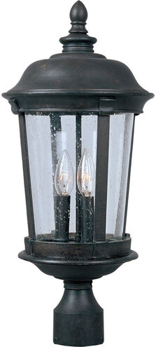 Dover DC 3 Light 26 inch Bronze Outdoor Pole/Post Lantern