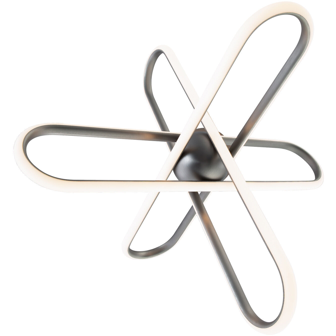 Valerius LED 21 inch Brushed Nickel Pendant Ceiling Light, dweLED