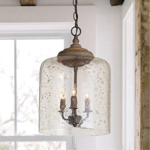Tybee 3 Light 12.5 inch Nordic Grey Pendant Ceiling Light
