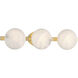Zill LED 24 inch Lily Gold Vanity Light Wall Light