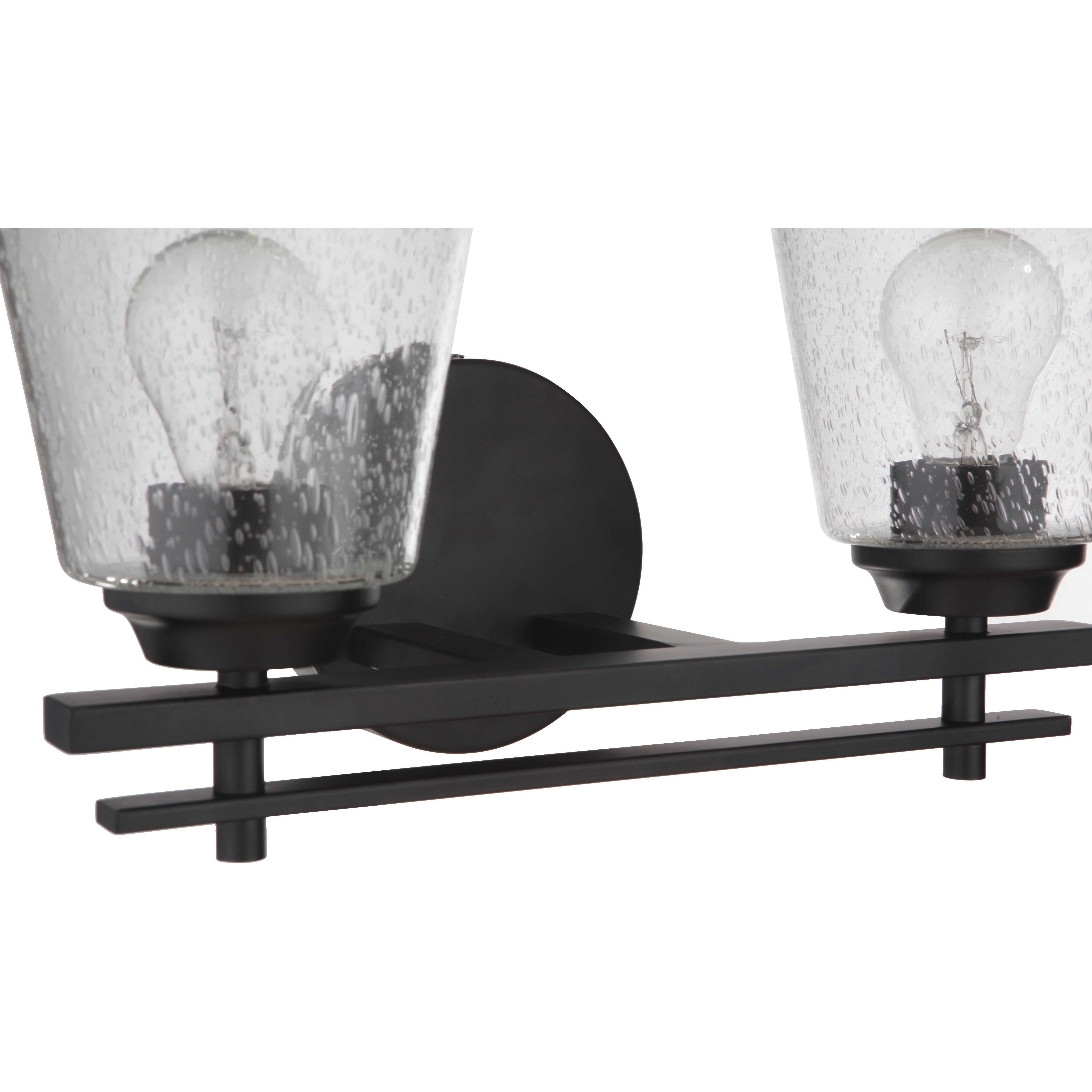 Neighborhood Drake 2 Light 16 inch Flat Black Vanity Light Wall Light, Neighborhood Collection