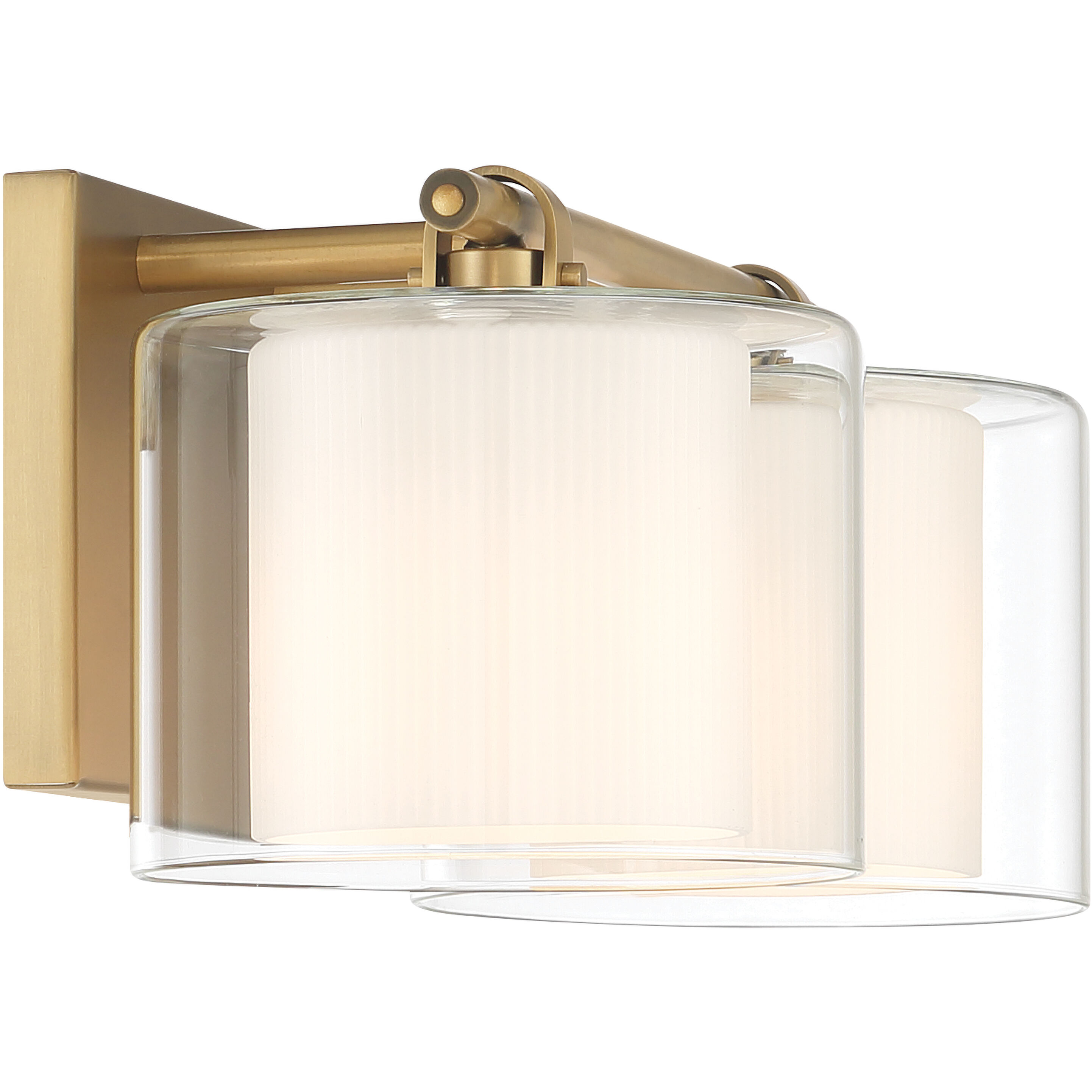 Seville 2 Light 14.5 inch Legacy Brass Vanity Wall Light