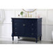 Lexington 42 X 22 X 35 inch Blue Vanity Sink Set