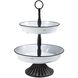 Freswick White with Black Double Tier Server