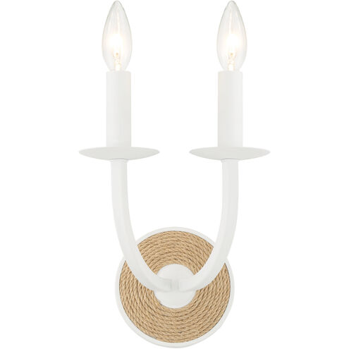 Lanton 2 Light 8.12 inch Sand White Wall Sconce Wall Light