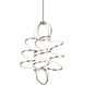 Synergy LED 31.5 inch Antique Silver Chandelier Ceiling Light