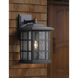 Stonington 1 Light 16 inch Mystic Black Outdoor Wall