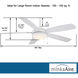 Lun-Aire 54 inch White Ceiling Fan