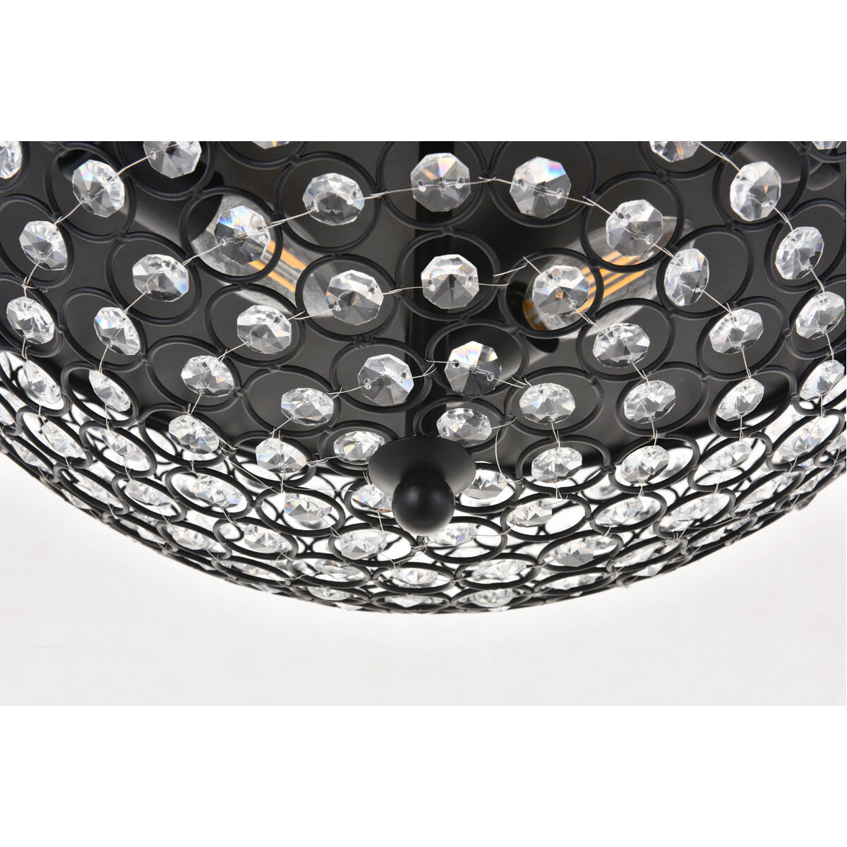 Taye 4 Light 18 inch Matte Black Flush Mount Ceiling Light