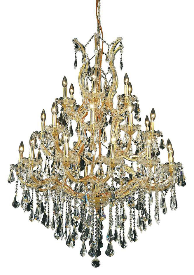 Maria Theresa 28 Light 38 inch Gold Dining Chandelier Ceiling Light in Clear, Royal Cut