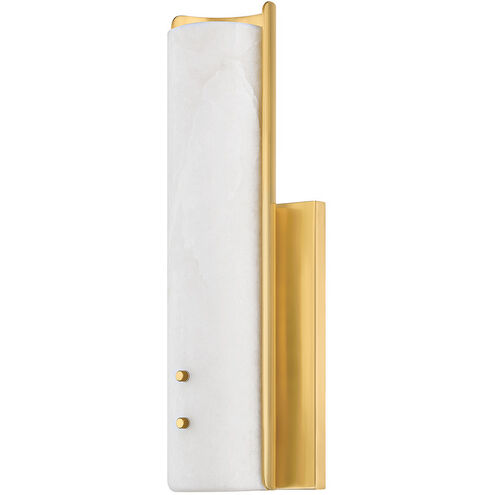 Lucio LED 4.25 inch Aged Brass Wall Sconce Wall Light