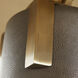Bronx 29 inch Brushed Antique Brass and Dark Brown Leather with Beige Linen Table Lamp Portable Light