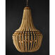 Penelope 6 Light 27 inch Antique Brass Chandelier Ceiling Light