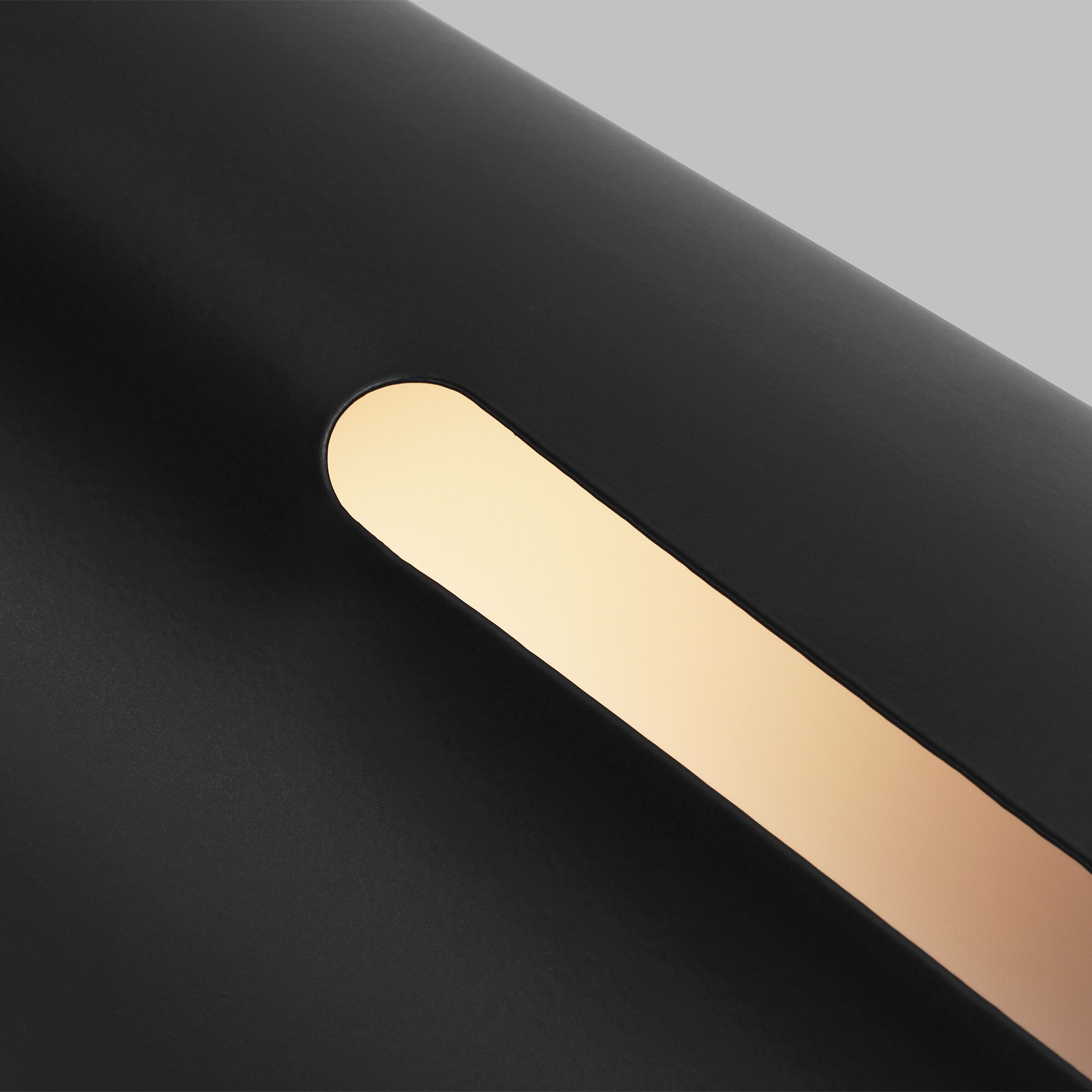 Kelly by Kelly Wearstler Cambre Wall Sconce Wall Light in Midnight Black / Burnished Brass