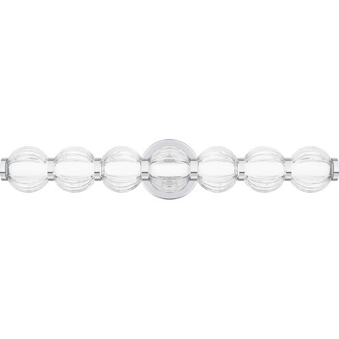 Elway LED 25.25 inch Polished Chrome Bath Light Wall Light, Medium