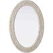 Marlowe 36 X 24 inch Linen White Mirror
