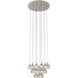 Canada 23 Light 24 inch Polished Nickel Chandelier Ceiling Light