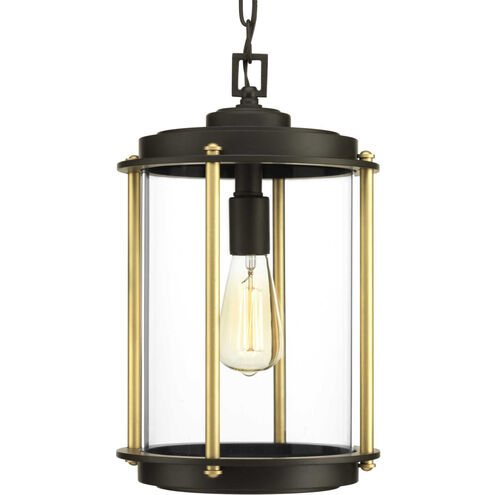 Atlantis 1 Light 10 inch Architectural Bronze Outdoor Hanging Lantern