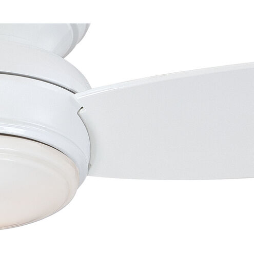 Traditional Concept 52 inch White Outdoor Ceiling Fan