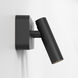 Enna 5.63 inch Matte Black Interior Reading Light Wall Light