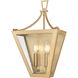 Montalcino 2 Light 10 inch Rubbed Brass Wall Sconce Wall Light