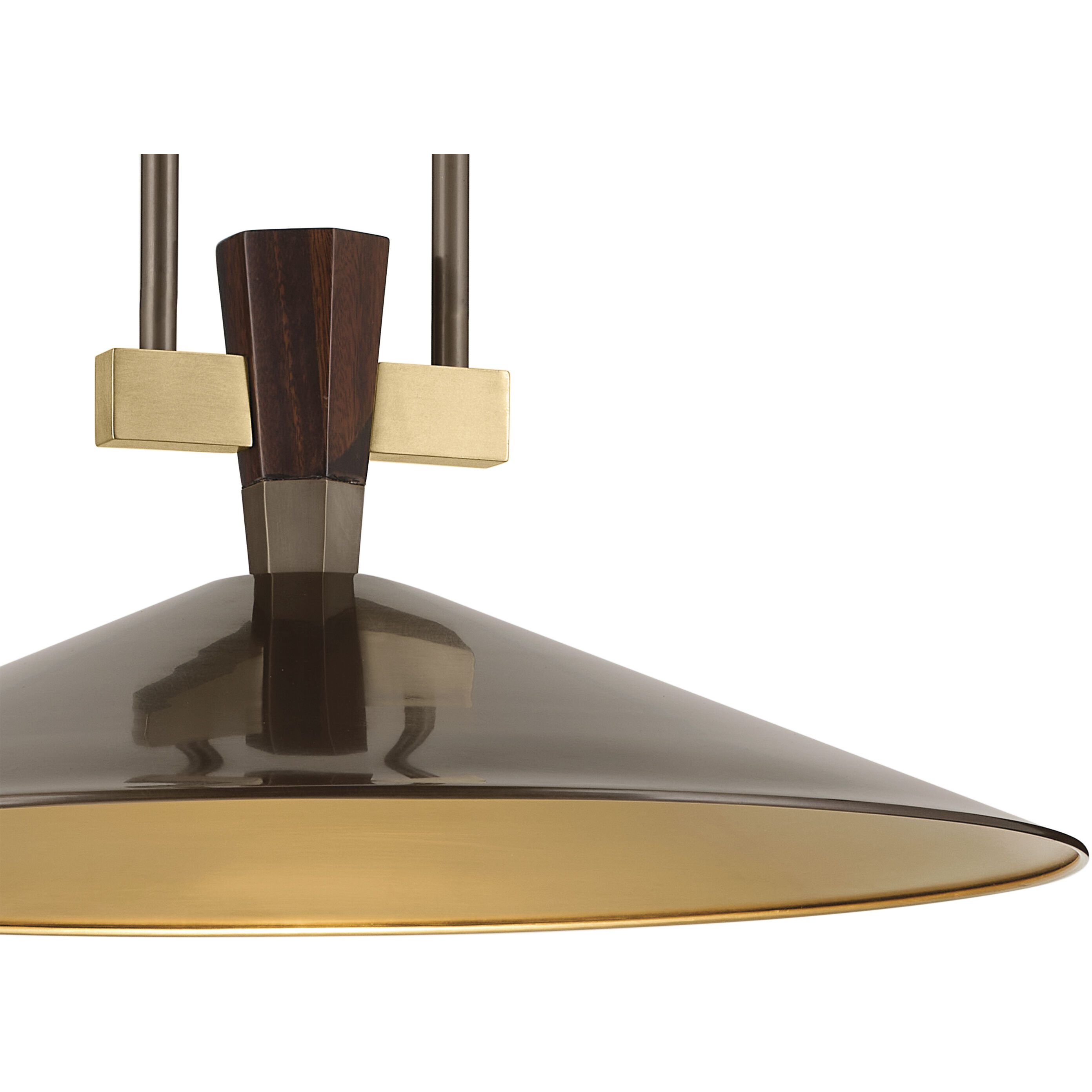 Tenon LED Lacquered Bronze Pendant Ceiling Light