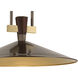 Tenon LED Lacquered Bronze Pendant Ceiling Light