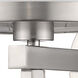 Lux 1 Light 8 inch Brushed Nickel Wall Sconce Wall Light