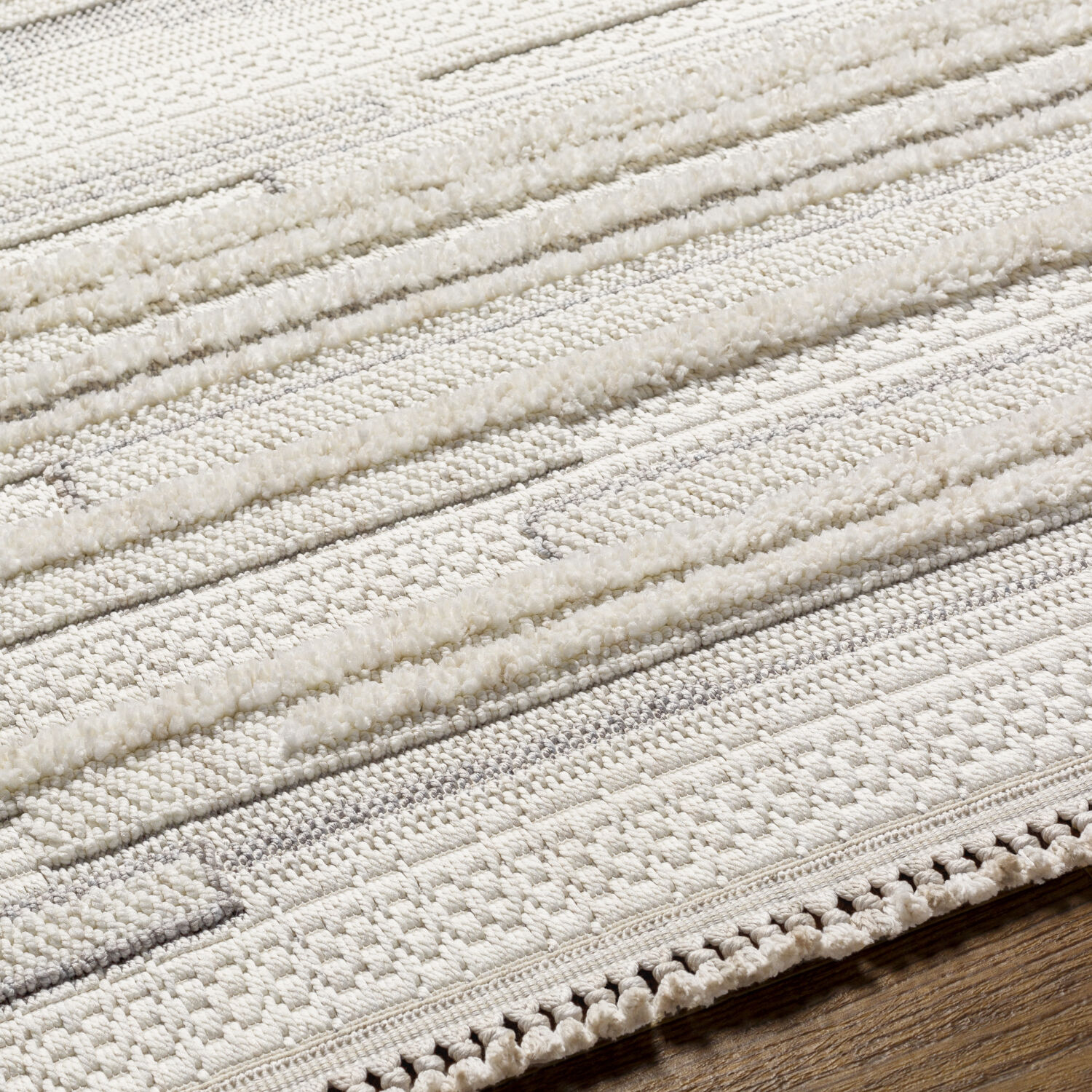 Zaragoza 120 X 94 inch Cream Rug, Rectangle