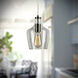 Signature 1 Light 7 inch Brushed Nickel Mini Pendant Ceiling Light