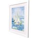 Setting Sail Blue and Green and Yellow Framed Art, Propac