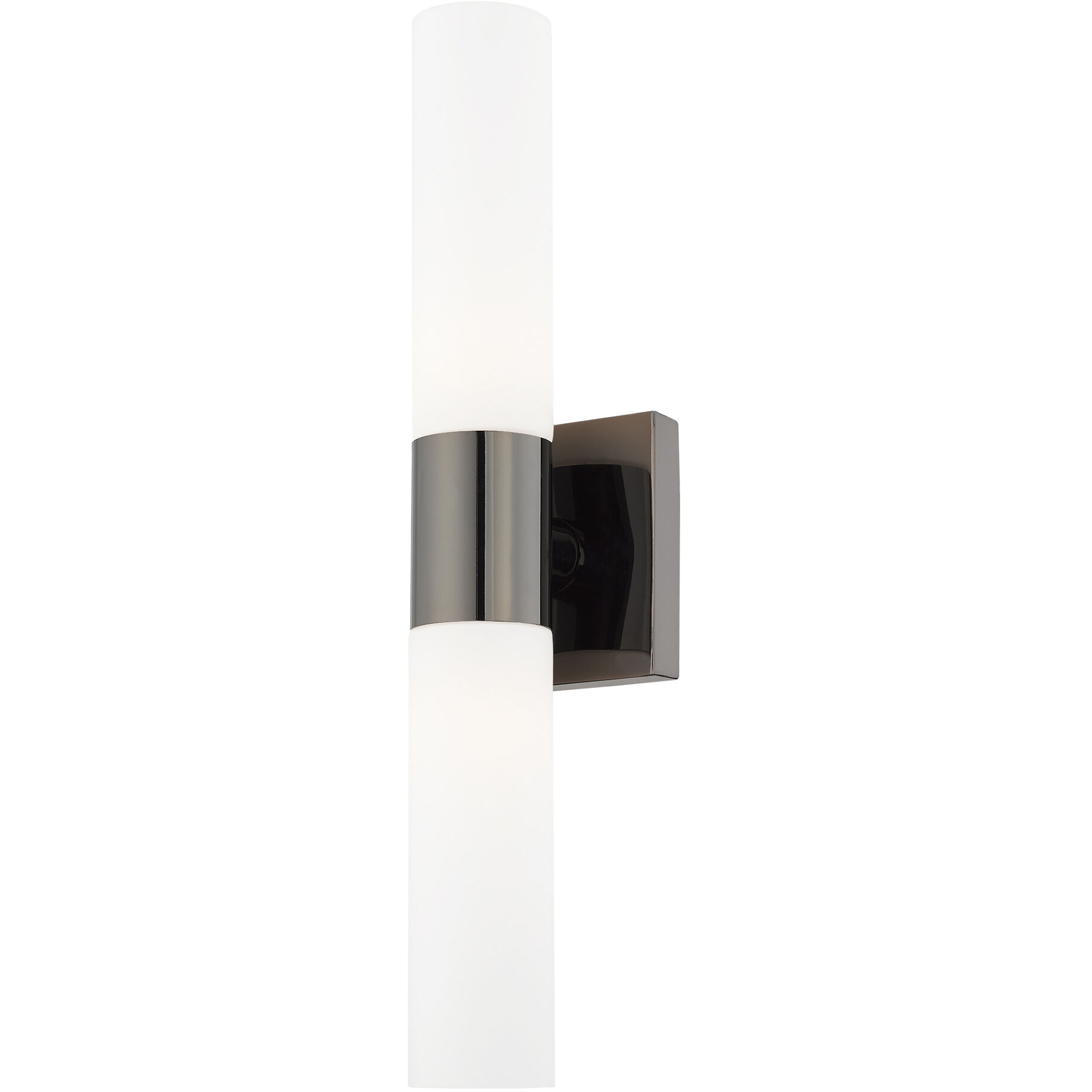 Aero 2 Light 18 inch Black Chrome ADA Bath Vanity Wall Light
