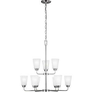 Kerrville 9 Light 29 inch Chrome Chandelier Ceiling Light