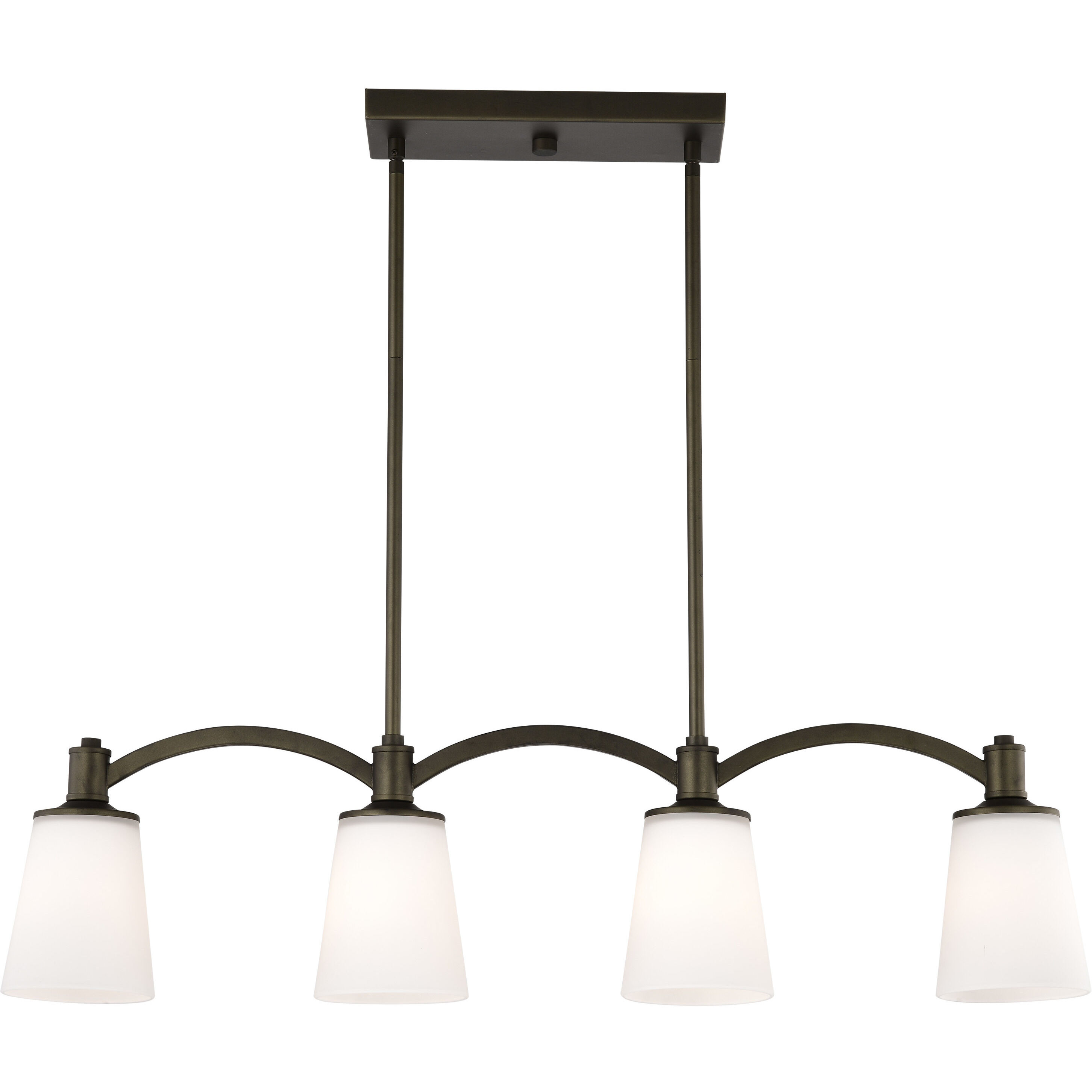 Laguna 4 Light 46 inch Forest Bronze Island Pendant Ceiling Light