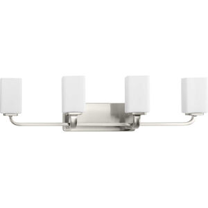 Cowan 4 Light 34 inch Brushed Nickel Bath Vanity Wall Light