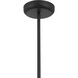 Cordel LED 8 inch Dark Matte Black Mini Pendant Ceiling Light