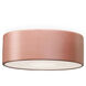 Radiance Collection LED 8.25 inch Gloss Blush Outdoor Flush-Mount
